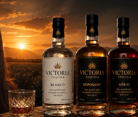 Victoria Tequila Blanco, Reposado y Añejo
